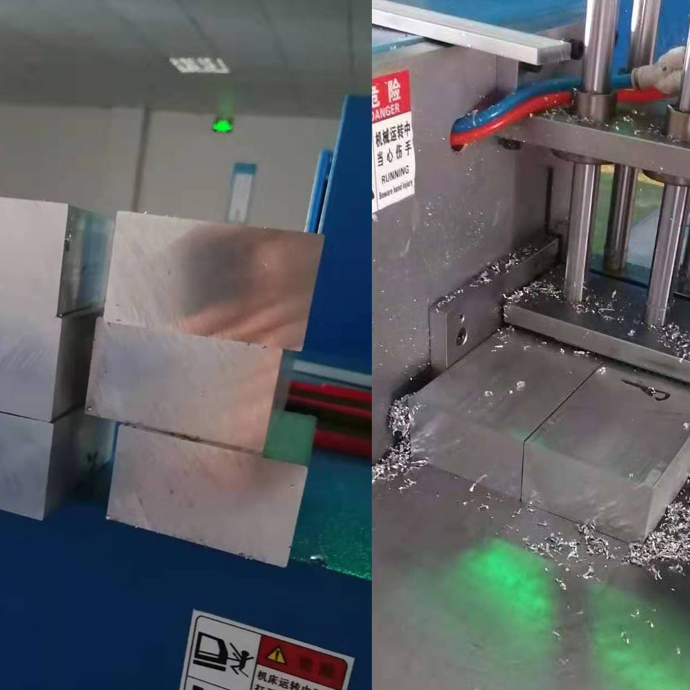 【無(wú)錫】用上半自動(dòng)切鋁機(jī)SDY-B400L對(duì)比帶鋸床提高效率，提高產(chǎn)品光潔面
